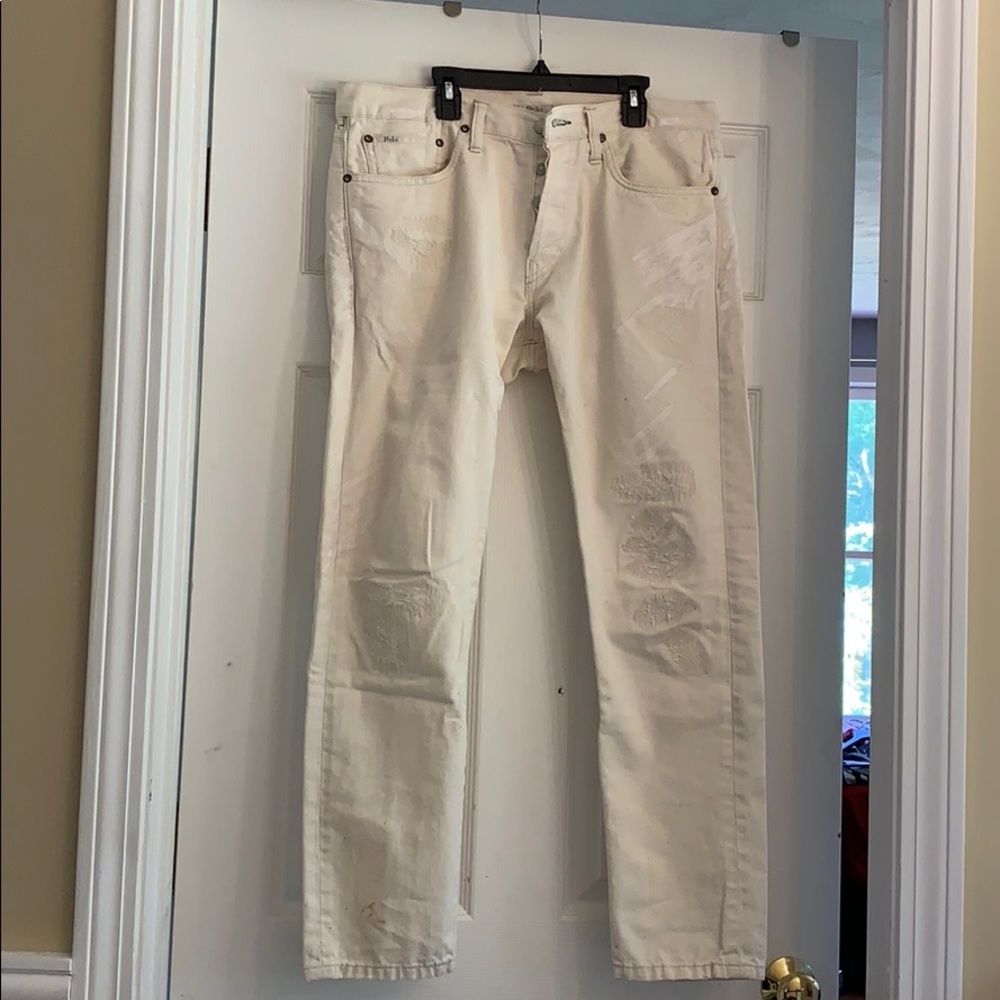Polo Ralph Lauren Sullivan Slim Fit Jeans in White